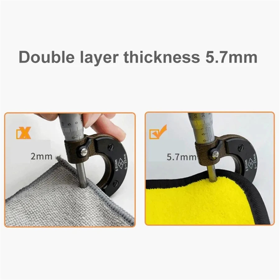 Microfiber Cleaning Towel Car Cleaning Cloths Professional
