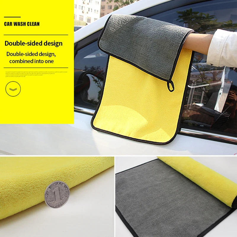 SEAMETAL Microfiber Car Washing Towel High Water Absorption Cleaning