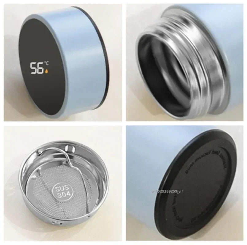 200ML Smart Thermos Water Bottle Intelligent Temperature Display