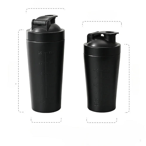 Stainless Steel Protein Powder Shaker Bottle