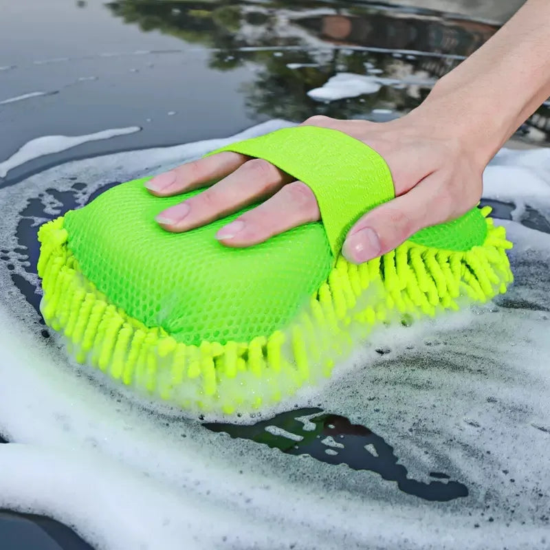 Microfiber Car Washer Sponge Cleaning Car Care Detailing Brushes