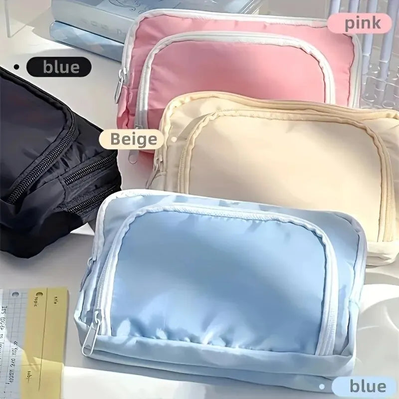 Kawaii Pencil Case 3 Layers Cute Pen Bag Large Capacity Korean