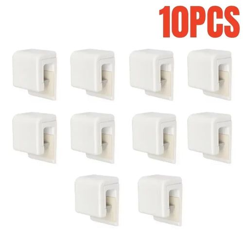 1/2/3/5/10Pcs Punch-free Toothbrush Holder Wall-mounted Toothpaste