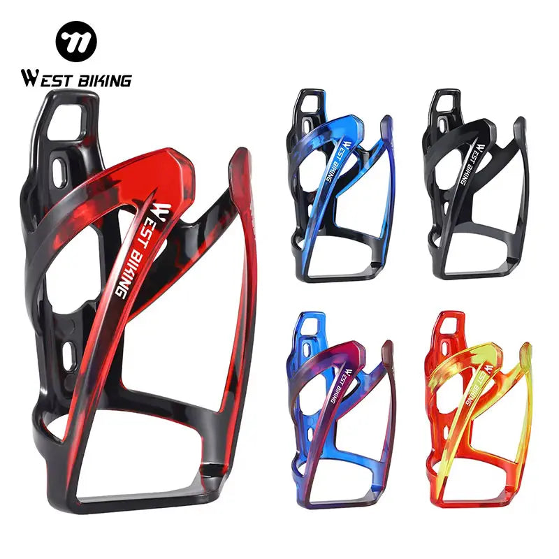 WEST BIKING Colorful Gradient Bike Bottle Cage Ultralight Bicycle