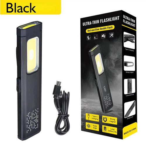 Mini Portable Rechargeable LED Torch Light, Waterproof Outdoor Work