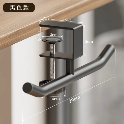 Desk Bag Hanger Portable Bag Hanger School Office Desk Edge Bag Hook