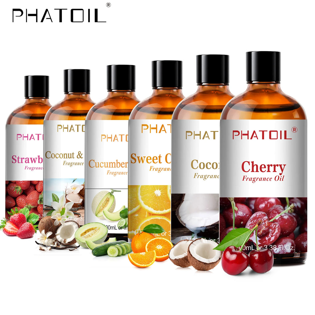 PHATOIL 100ml Fragrance Oils for Aromatherapy & Diffuser Strawberry