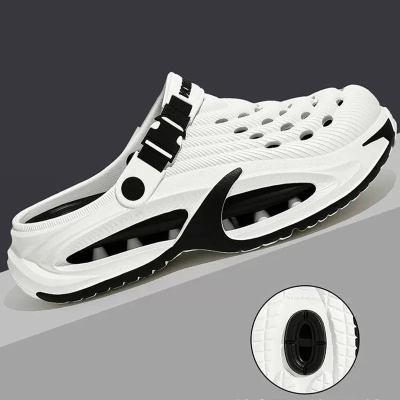 2026 Men's Summer Outdoor Sports Toe-Toe Slippers, Thick-Soled Sandals