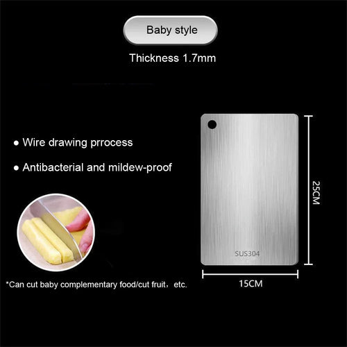 Stainless Steel Panel and Chopping Board Kitchen Household Thickened