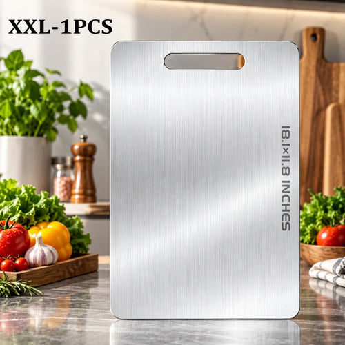 304 Stainless Steel Kitchen Cutting Boards Double Sided Multipurpose
