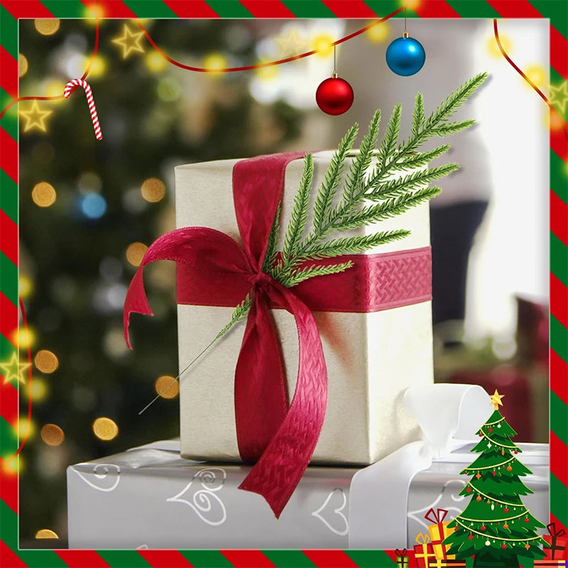 35cm Christmas Artificial Norfolk Pine Branches Faux