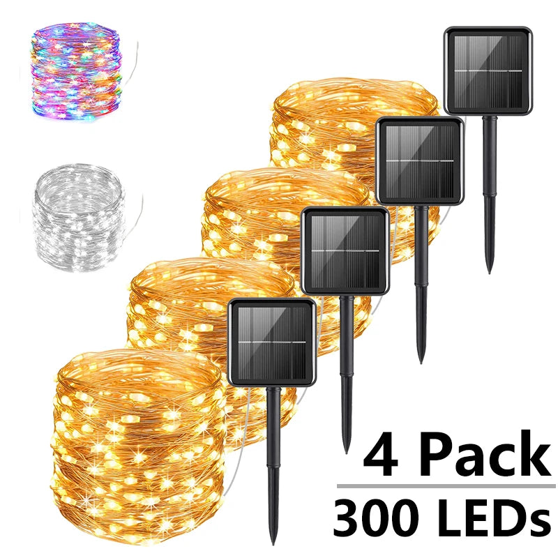 Solar LED Fairy Light Outdoor Festoon LED Waterproof