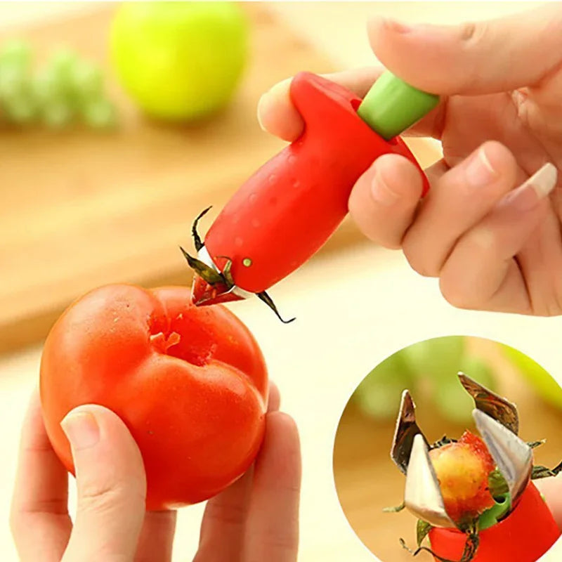 Strawberry Slicer Cutter Strawberry Corer Strawberry Huller Fruit Leaf