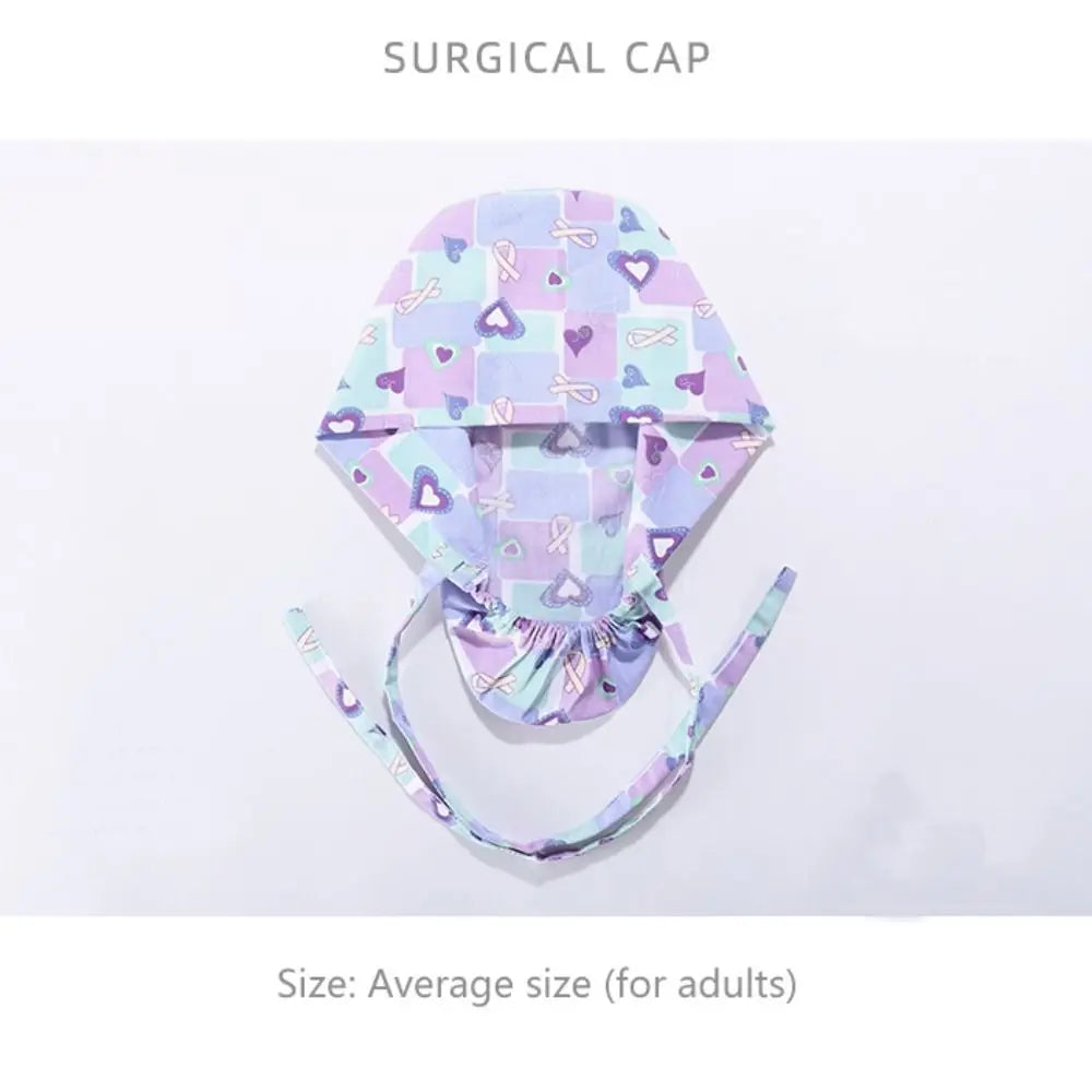 Adjustable Surgical Scrub Caps Working Cap Ponytail Holder Bouffant