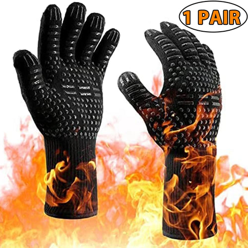 1PC / 1 Pair Oven Gloves, Oven Mitts, Heat Resistant Fireproof