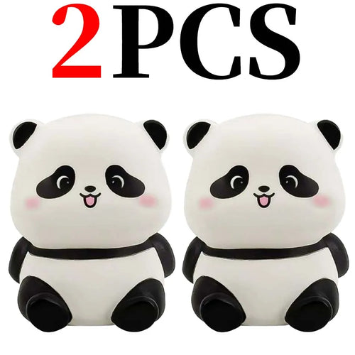 Panda LED Night Light Living Room Cute Panda Plastic Lamp Bedside