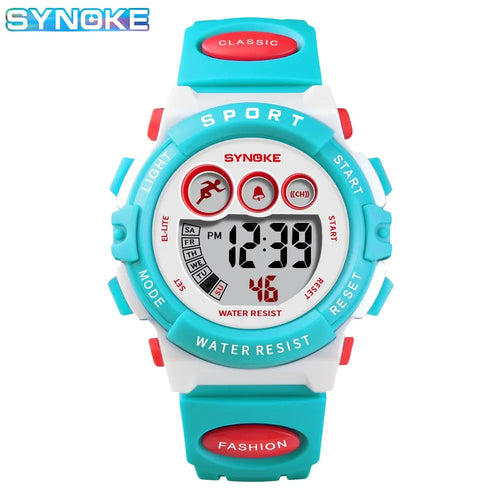 SYNOKE Student Sport Watches For Kids Colorful Electronic Watches