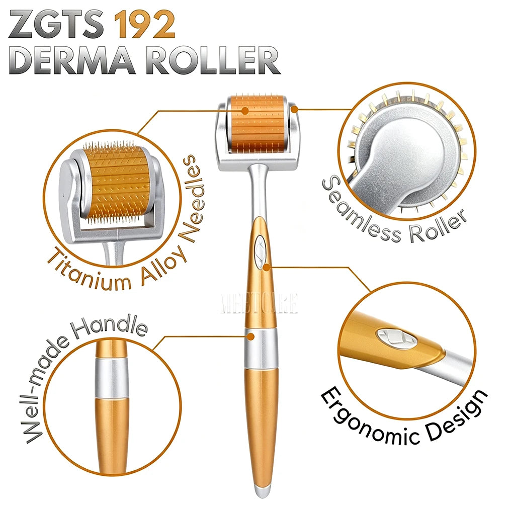 ZGTS192 Derma Roller Beauty 192pin Micro Needles Dermaroller