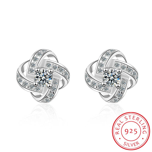 925 Sterling Silver Earrings For Women Sterling-silver-jewelry