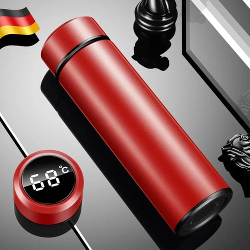 500ML Temperature Display Thermos Cup Stainless Steel Divided Thermos