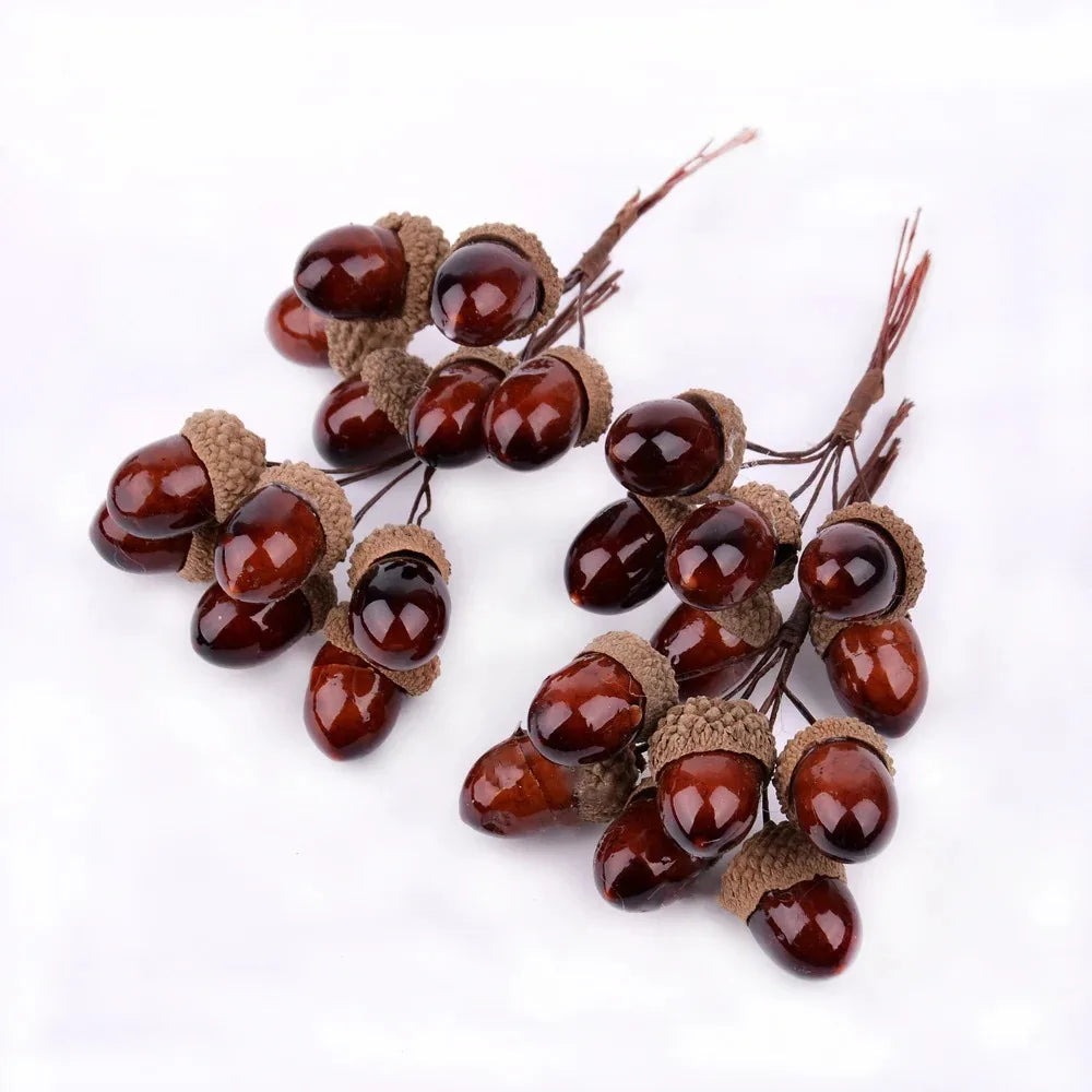 Artificial Pinecone Christmas Decorations Plant Party Home