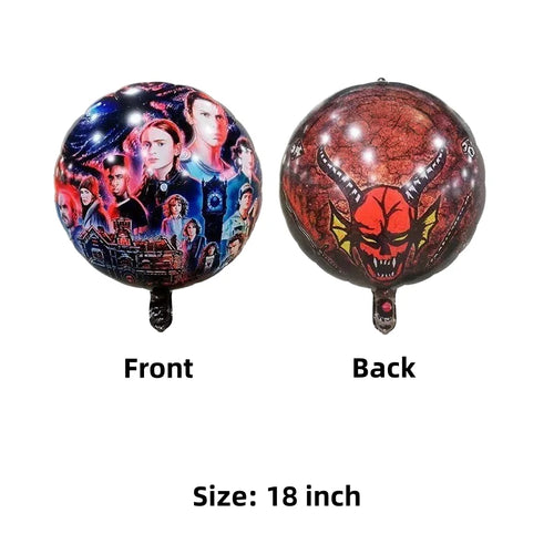 Cartoon Strange Story Foil Balloons Carnivorous Flower Festival