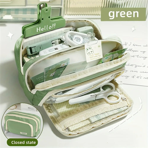 A Large-capacity Multi-layer Pencil Case, A Simple Multi-purpose