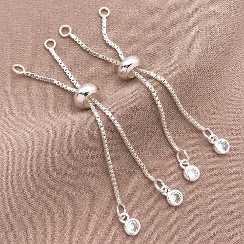 Mix 3pcs 18K Copper Plated Real Golden with Zirconium Pull-out