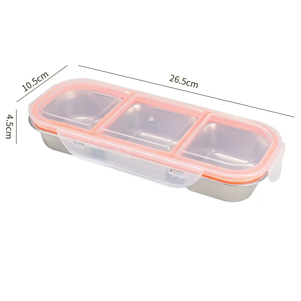 Stainless Steel Mini Compartment Lunch Box for Weight Loss Meals