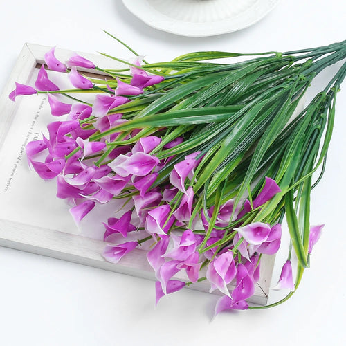 Artificial Flowers Bouquet 33cm Fake Flowers for Home Room Decor