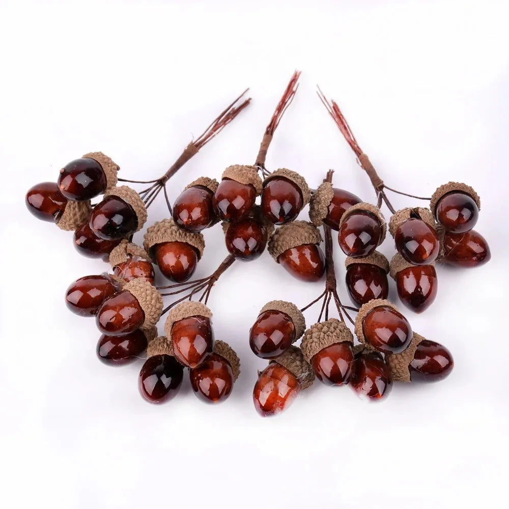 Artificial Pinecone Christmas Decorations Plant Party Home