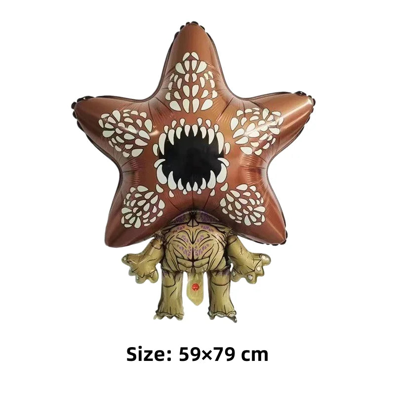 Cartoon Strange Story Foil Balloons Carnivorous Flower Festival