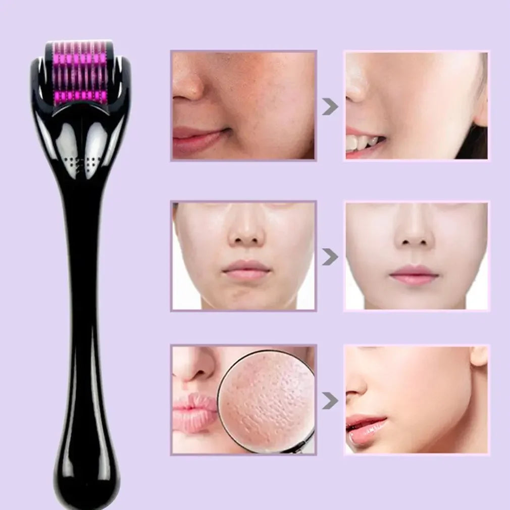 Derma Roller for Facial Body Hair Growth,540 Needles, Micro Face Roll