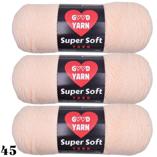 190g x 3 Pcs Soft & Cozy Multicolored Acrylic Yarn for Crocheting