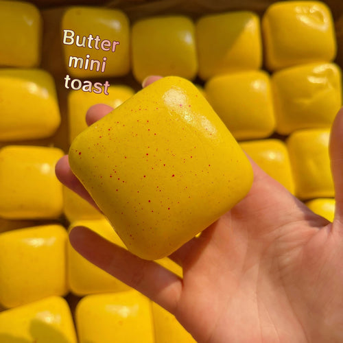 Mini Toast Slow Rising Squishy Anxiety Relief Decompression Toys