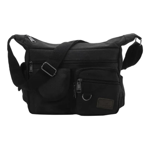 Casual Tote Travel Male Crossbody Bag Men's Canvas Shoulder Bags