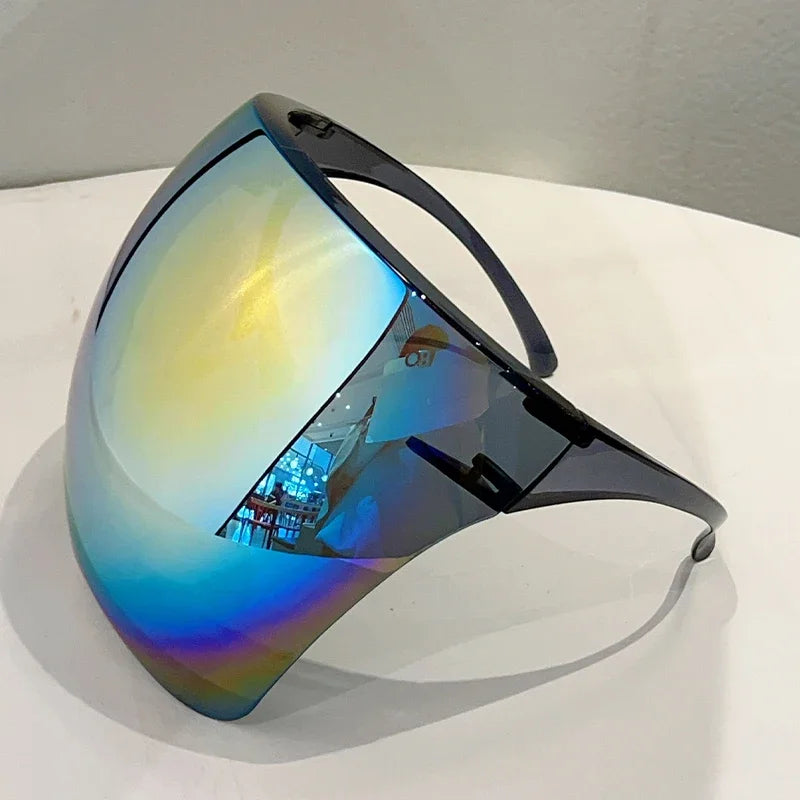 KAMMPT Huge Sports Goggle Men Futuristic Mirror Outdoor Cycling