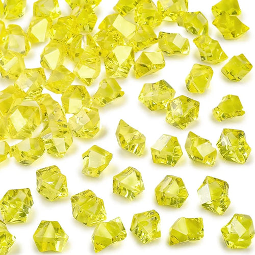 100pcs 11x14mm Crystals Plastic Gems Home Vase Decoration Multi