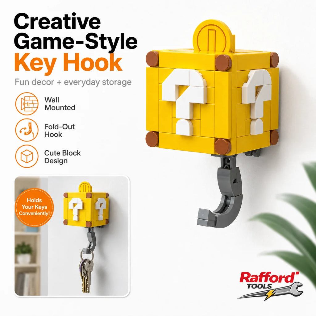 Rafford 141PCS Coin Building Blocks Keychain Set DIY Mini Brick Kit