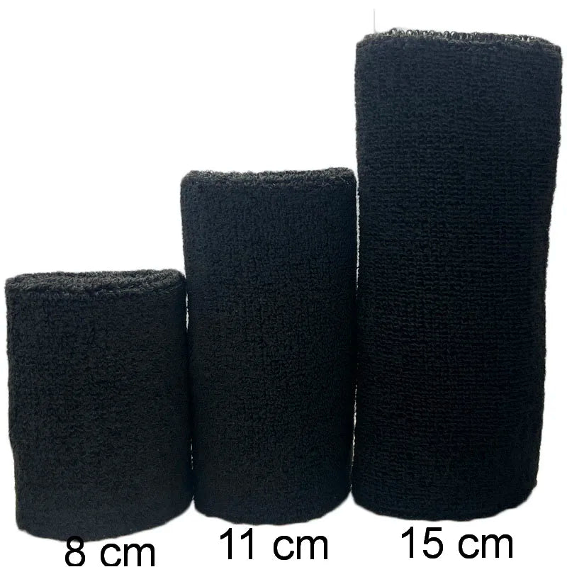 2 Pcs Towel Sports Wristbands Tennis Sweat Bands Wrist Guard