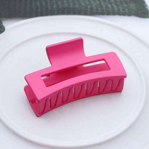 Korean Women Girls Plastic Hair Claws Hair Clips Headwear Large Size