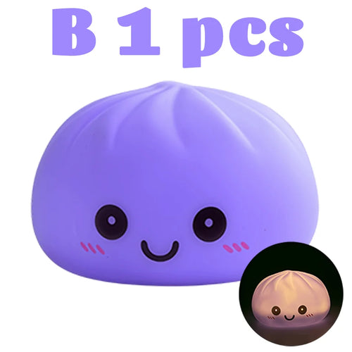 Dumpling Night Lights Glowing Dumplings Desktop Ornament Cute