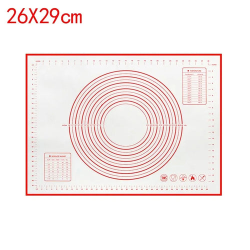 UNTIOR Kneading Dough Mat Silicone Baking Mat Pizza Cake Dough