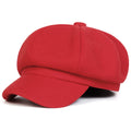 Woolen solid color beret fashion outdoor cotton hat autumn and winter