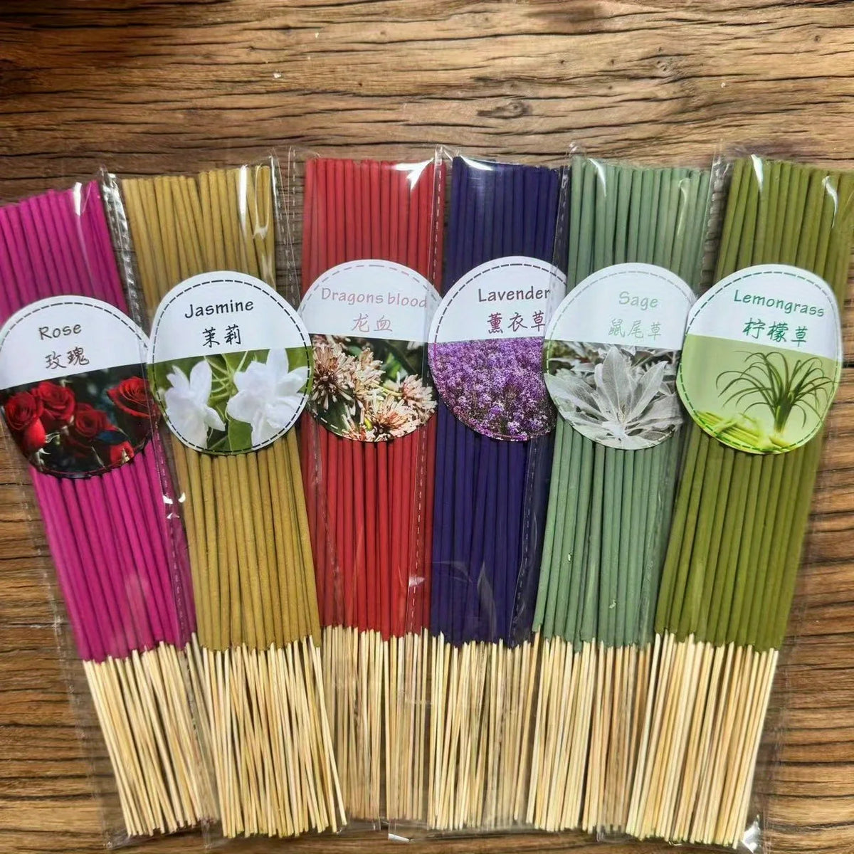 6 Sets of Approximately 126 High-Quality Aromatherapy Sticks