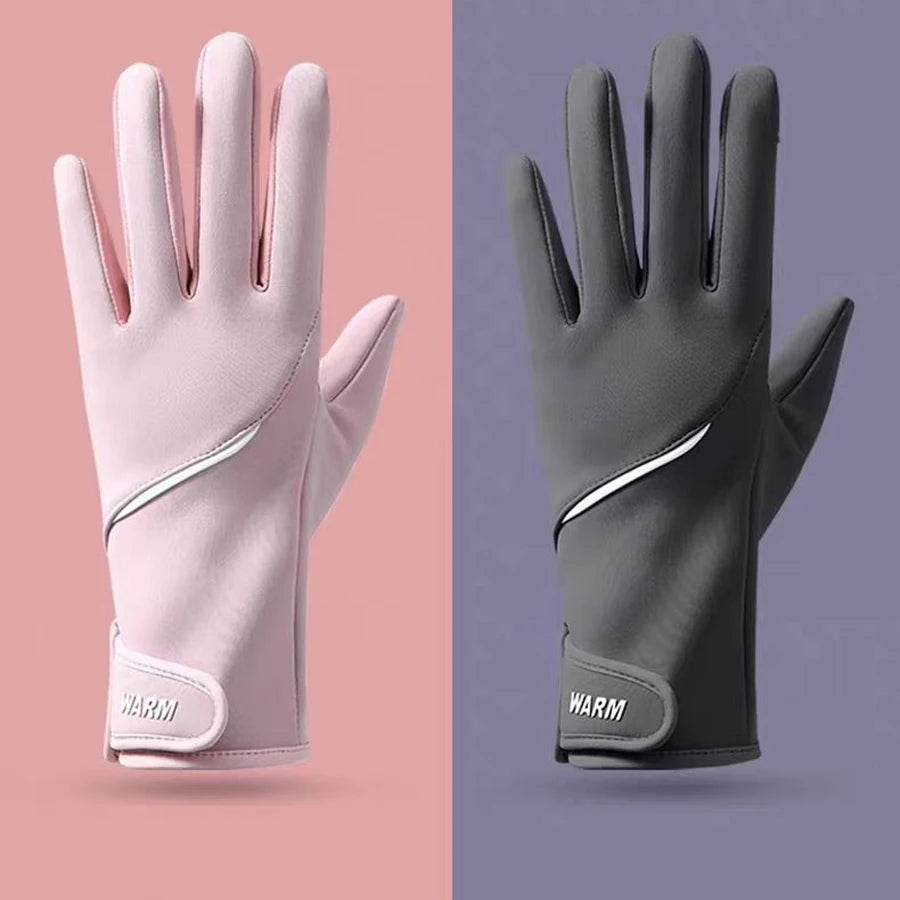 Winter Women's Thermal Gloves Touchscreen Compatible Fleece Lined Full