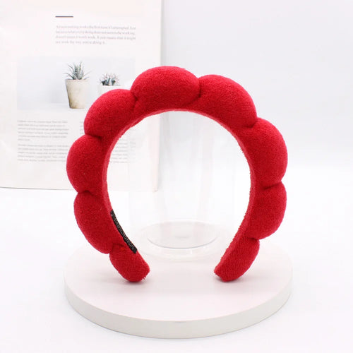 Fashion Microfiber Washing Wristbands Scrunchies Puffy Headband Spa