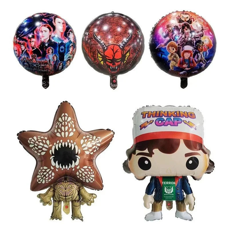 Cartoon Strange Story Foil Balloons Carnivorous Flower Festival