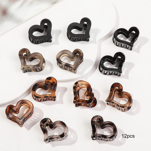 Mini Flower Hair Claw Clips Pack for Women Girl Cute Hair
