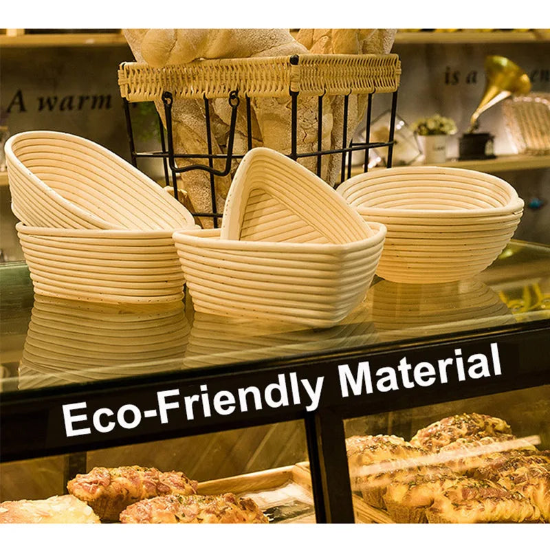 Handmade Rattan Bread Proofing Basket Natural Fermentation Sourdough